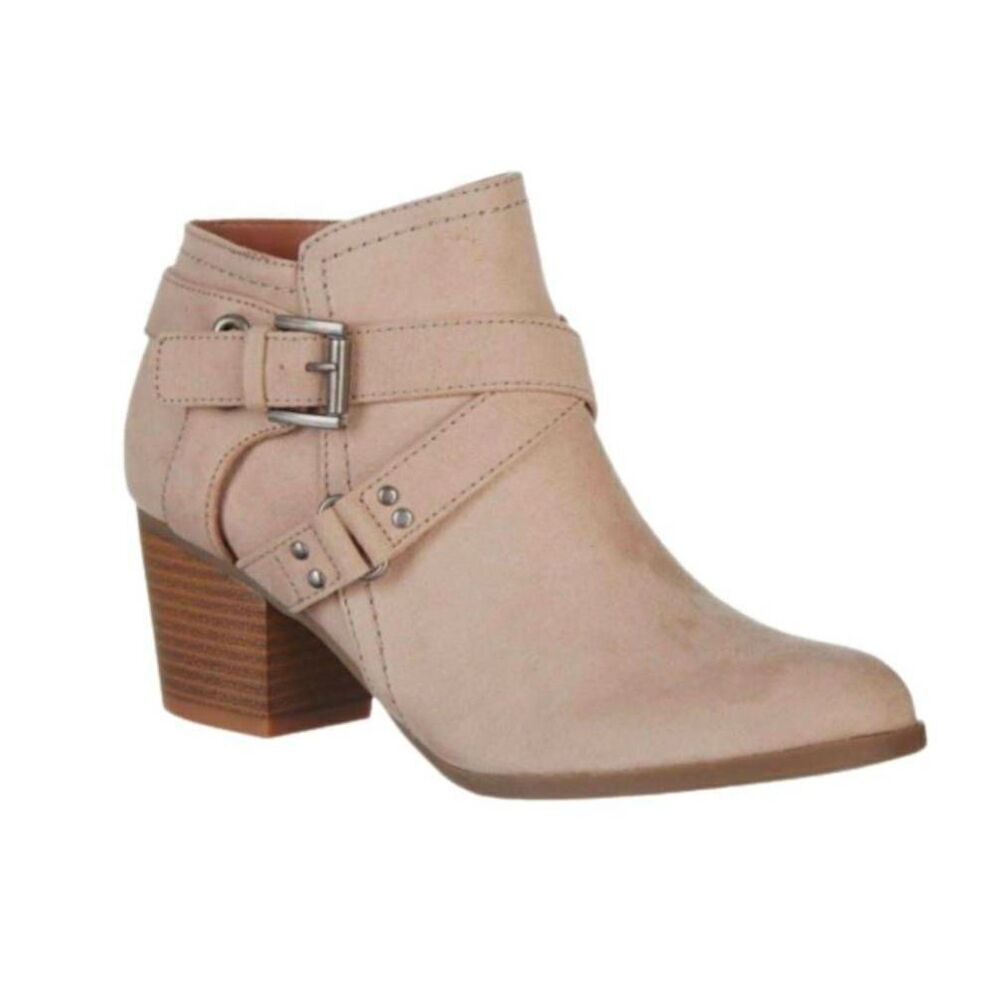 INDIGO RD Sablena Tan Suede Ankle Boot Size 10